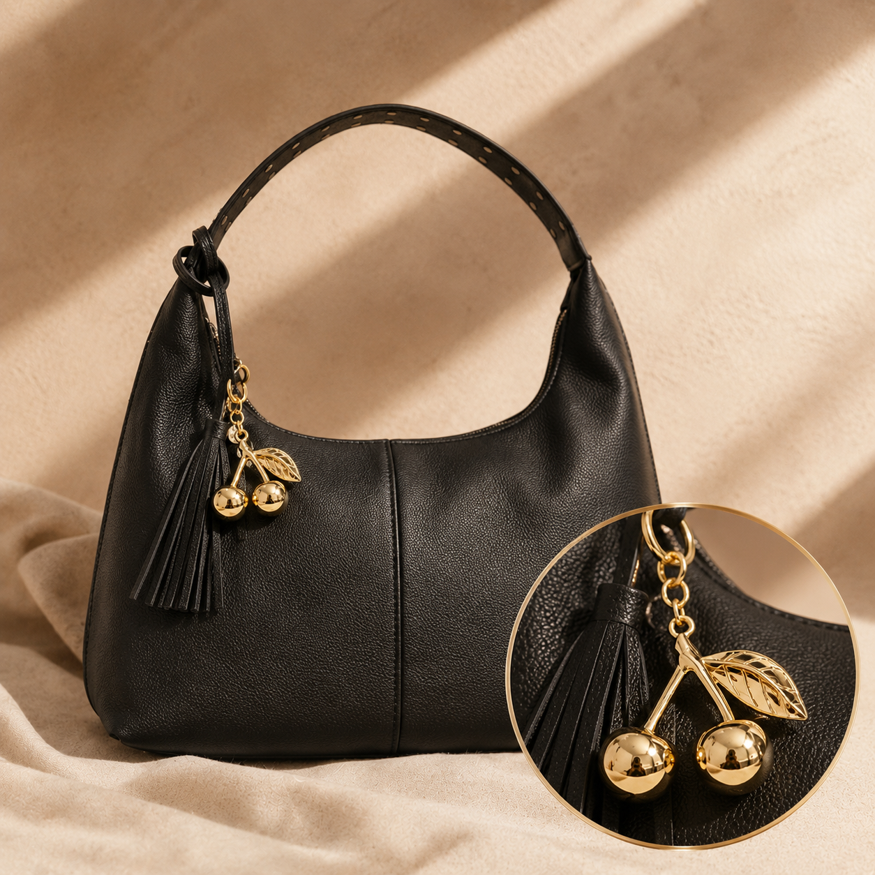 Cherry Bag Charm