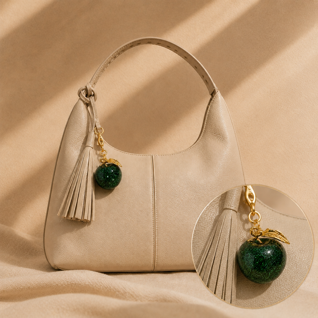 Apple Bag Charm