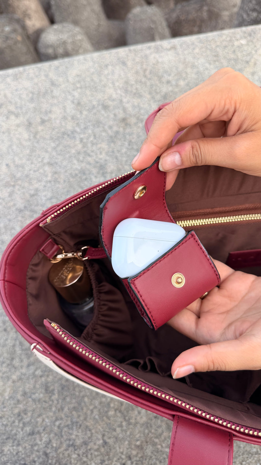 Detachable AirPods Case with Clip